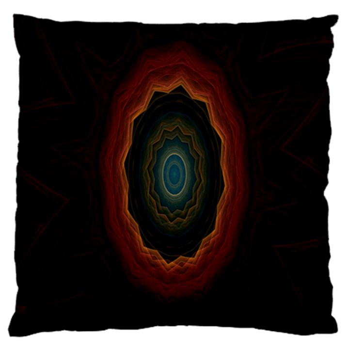 Cosmic Eye Kaleidoscope Art Pattern Large Cushion Case (One Side)