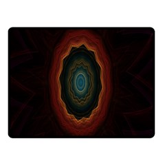 Cosmic Eye Kaleidoscope Art Pattern Double Sided Fleece Blanket (Small) 