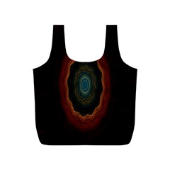 Cosmic Eye Kaleidoscope Art Pattern Full Print Recycle Bags (S) 