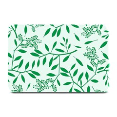 Leaves Foliage Green Wallpaper Plate Mats by Celenk