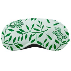 Leaves Foliage Green Wallpaper Sleeping Masks by Celenk