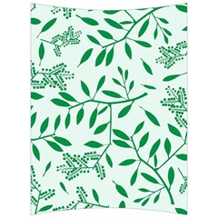 Leaves Foliage Green Wallpaper Back Support Cushion by Celenk