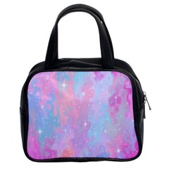 Space Psychedelic Colorful Color Classic Handbags (2 Sides) by Celenk