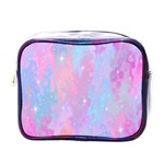 Space Psychedelic Colorful Color Mini Toiletries Bags Front