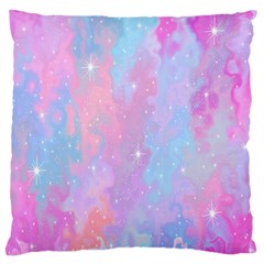 Space Psychedelic Colorful Color Large Cushion Case (two Sides) by Celenk