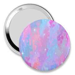 Space Psychedelic Colorful Color 3  Handbag Mirrors by Celenk