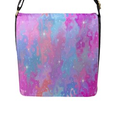 Space Psychedelic Colorful Color Flap Messenger Bag (l)  by Celenk