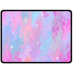 Space Psychedelic Colorful Color Double Sided Fleece Blanket (large)  by Celenk