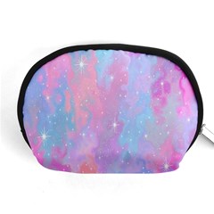 Space Psychedelic Colorful Color Accessory Pouches (medium)  by Celenk