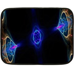 Lightning Kaleidoscope Art Pattern Double Sided Fleece Blanket (mini)  by Celenk