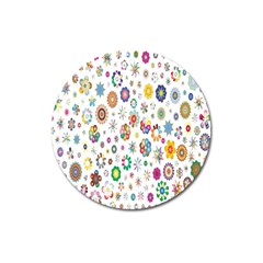 Design Aspect Ratio Abstract Magnet 3  (round) by Celenk