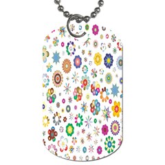 Design Aspect Ratio Abstract Dog Tag (two Sides) by Celenk