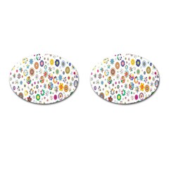 Design Aspect Ratio Abstract Cufflinks (oval) by Celenk