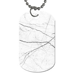 White Background Pattern Tile Dog Tag (two Sides) by Celenk