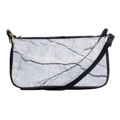 White Background Pattern Tile Shoulder Clutch Bags by Celenk