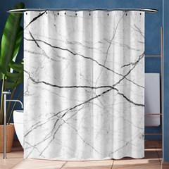 White Background Pattern Tile Shower Curtain 60  X 72  (medium)  by Celenk