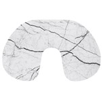 White Background Pattern Tile Travel Neck Pillows Front