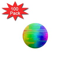 Colors Rainbow Chakras Style 1  Mini Magnets (100 Pack)  by Celenk