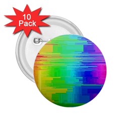 Colors Rainbow Chakras Style 2 25  Buttons (10 Pack)  by Celenk