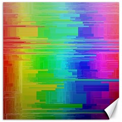 Colors Rainbow Chakras Style Canvas 12  X 12   by Celenk