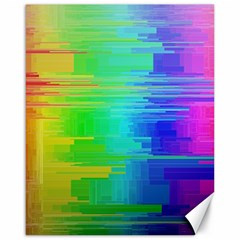 Colors Rainbow Chakras Style Canvas 16  X 20   by Celenk