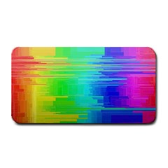 Colors Rainbow Chakras Style Medium Bar Mats by Celenk