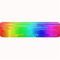 Colors Rainbow Chakras Style Large Bar Mats by Celenk