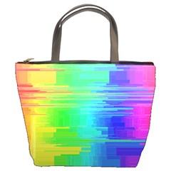 Colors Rainbow Chakras Style Bucket Bags by Celenk