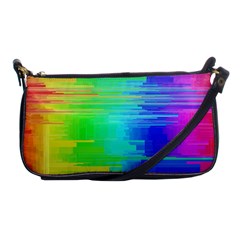 Colors Rainbow Chakras Style Shoulder Clutch Bags by Celenk