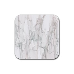 Background Modern Smoke Design Rubber Coaster (Square) 