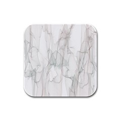 Background Modern Smoke Design Rubber Square Coaster (4 Pack)  by Celenk