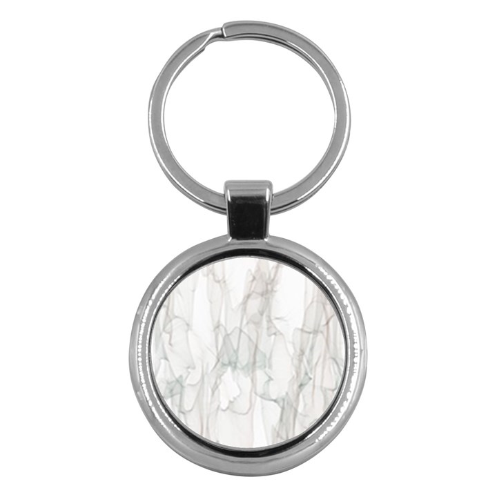 Background Modern Smoke Design Key Chains (Round) 