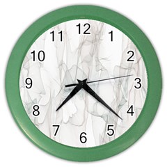 Background Modern Smoke Design Color Wall Clocks by Celenk