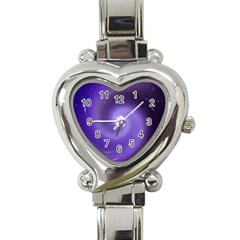 Spiral Lighting Color Nuances Heart Italian Charm Watch by Celenk