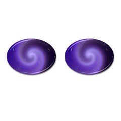 Spiral Lighting Color Nuances Cufflinks (oval) by Celenk