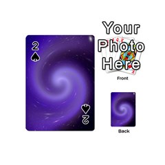 Spiral Lighting Color Nuances Playing Cards 54 (mini)  by Celenk