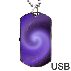 Spiral Lighting Color Nuances Dog Tag Usb Flash (one Side) by Celenk