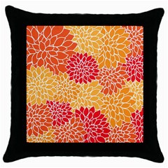 Abstract Art Background Colorful Throw Pillow Case (black) by Celenk