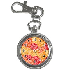 Abstract Art Background Colorful Key Chain Watches by Celenk