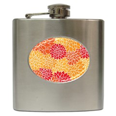 Abstract Art Background Colorful Hip Flask (6 Oz) by Celenk