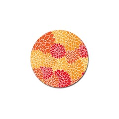 Abstract Art Background Colorful Golf Ball Marker by Celenk