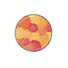 Abstract Art Background Colorful Hat Clip Ball Marker (10 Pack) by Celenk