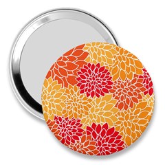 Abstract Art Background Colorful 3  Handbag Mirrors by Celenk