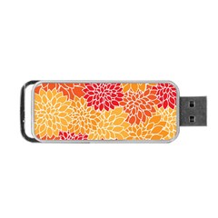 Abstract Art Background Colorful Portable Usb Flash (two Sides) by Celenk