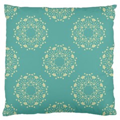 Floral Vintage Royal Frame Pattern Standard Flano Cushion Case (one Side) by Celenk