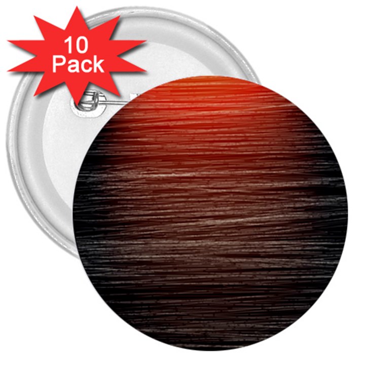 Background Red Orange Modern 3  Buttons (10 pack) 