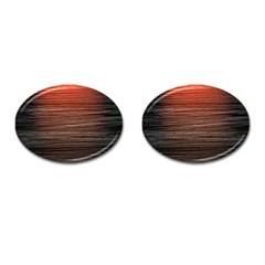 Background Red Orange Modern Cufflinks (oval) by Celenk