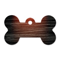 Background Red Orange Modern Dog Tag Bone (one Side) by Celenk