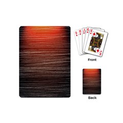 Background Red Orange Modern Playing Cards (mini)  by Celenk