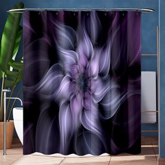 Fractal Flower Lavender Art Shower Curtain 60  X 72  (medium)  by Celenk